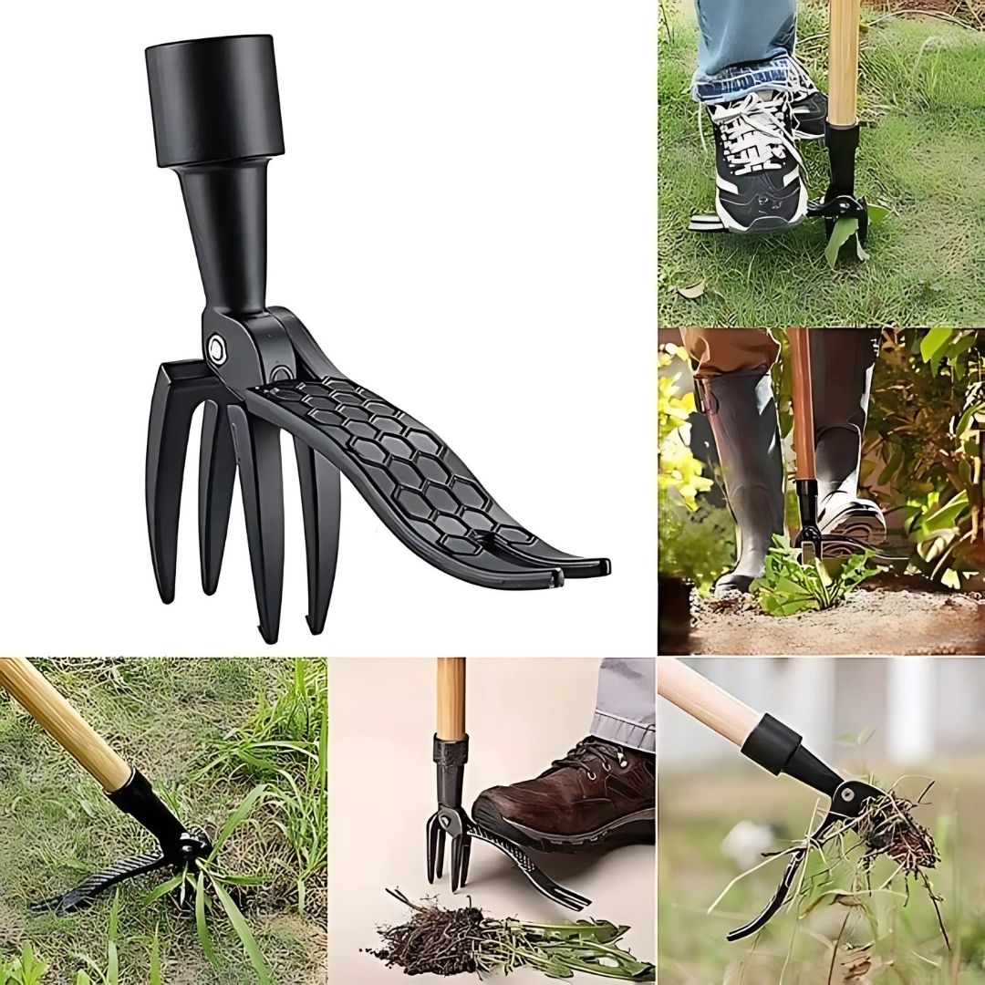 Zevolim| Ergonomic Weeding Tool | High-Strength Steel Claws for Effortless Weed Removal in Gardens