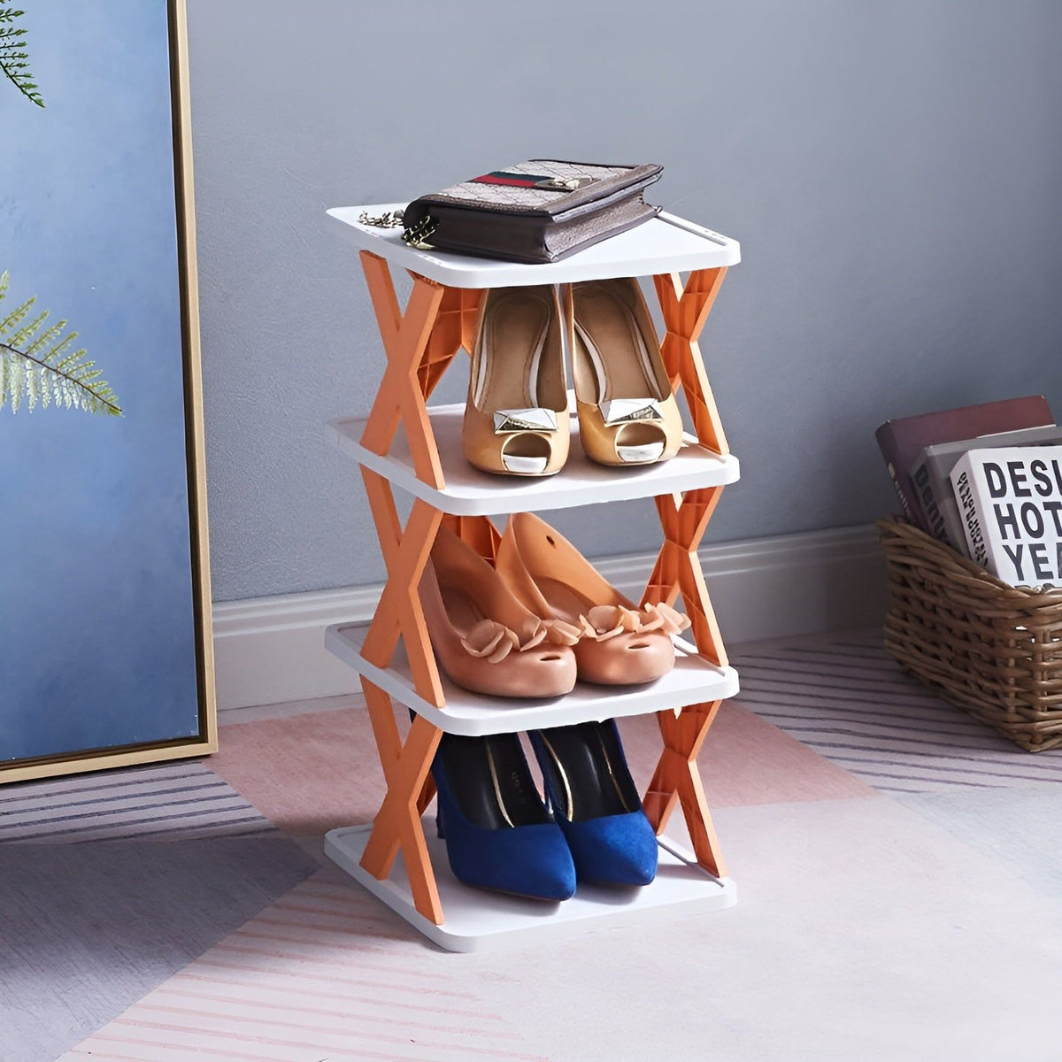Multifunctional and Foldable Shoe Rack - SpaceSaver