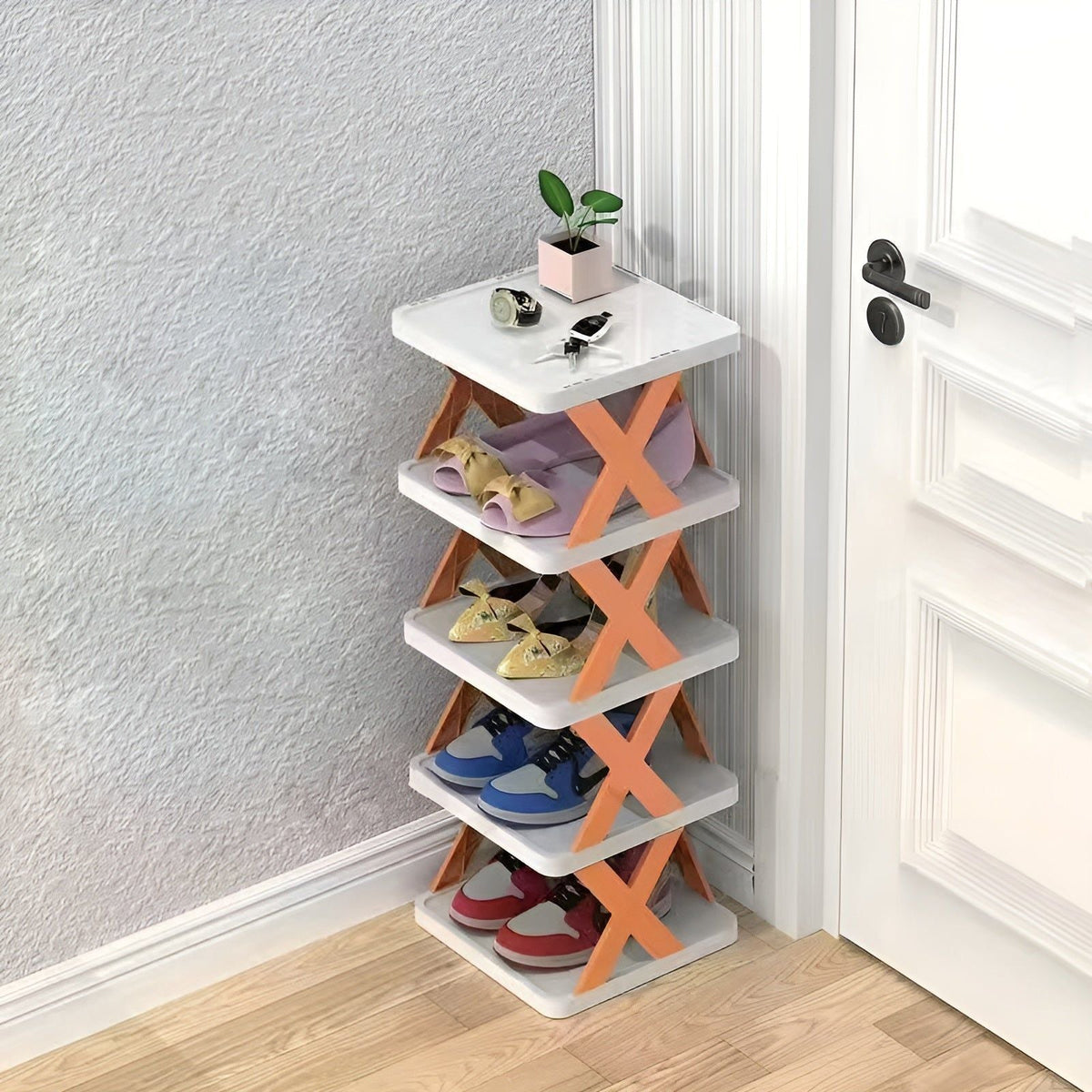 Multifunctional and Foldable Shoe Rack - SpaceSaver