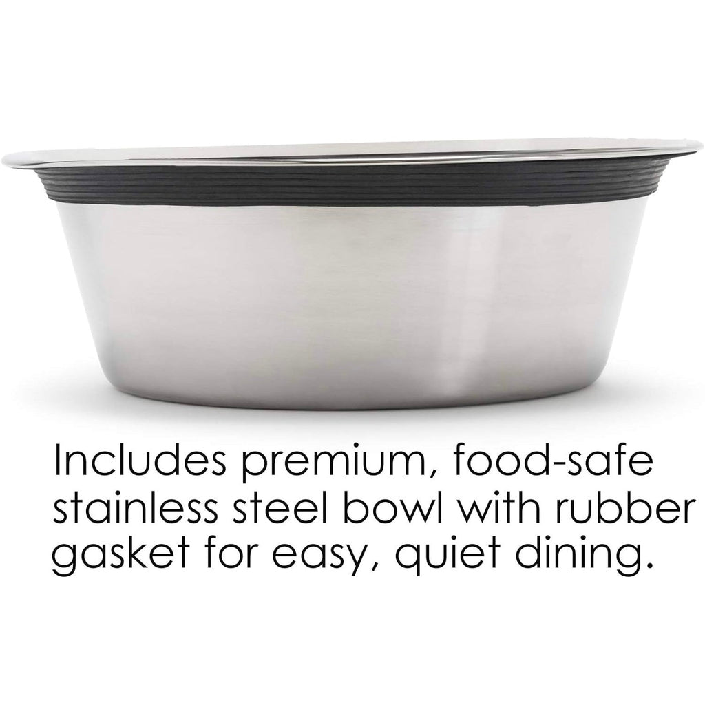 Porchside Single Diner - Modern Outdoor Weatherproof Raised Dog Bowl Stand (Medium 7" - Large Dog 12" Tall)