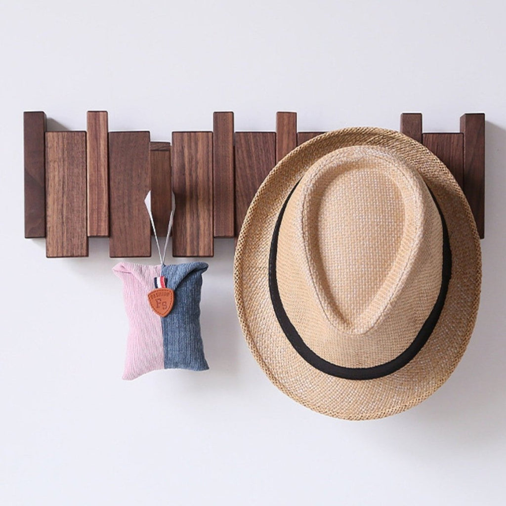 PianoLux Coat Stand – Handmade Storage Elegance for Stylish, Organized Living Spaces