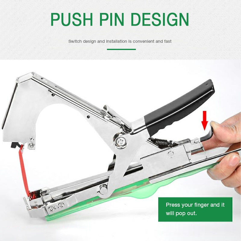 Plant Tying Tool Garden Tapener for Tomatoes, Vines & Vegetable Plants