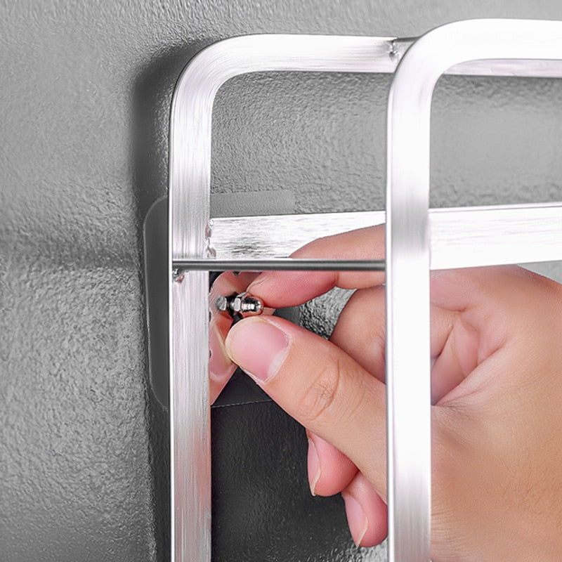 10 Pieces Heavy Duty Punch-Free Transparent Adhesive Hooks