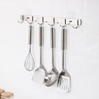 10 Pieces Heavy Duty Punch-Free Transparent Adhesive Hooks