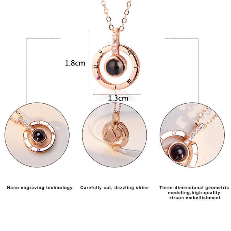 100 Languages 'I Love You' Necklace