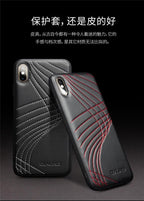 Genuine Leather Full Edge Protect Luxury Iphone Cases