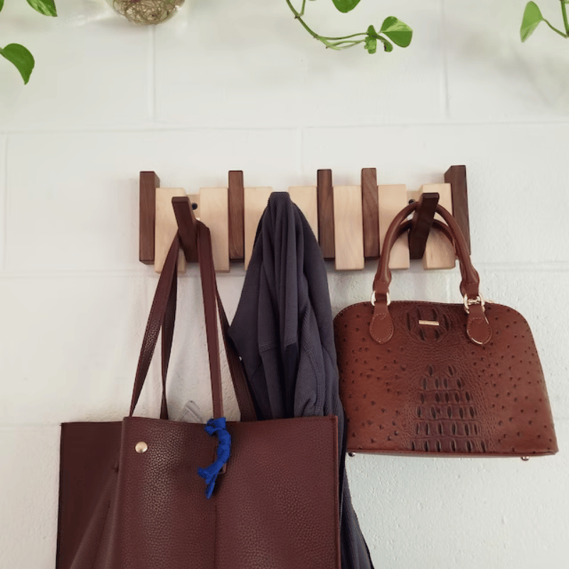 Wardrobe - PianoWood - Handmade Design - 5-13 Hooks