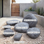 Graybear Faux Rock Set - Realistic, Artificial Landscape Boulders, Heavy Duty Fiberglass (4 pc / 7 pc Set)