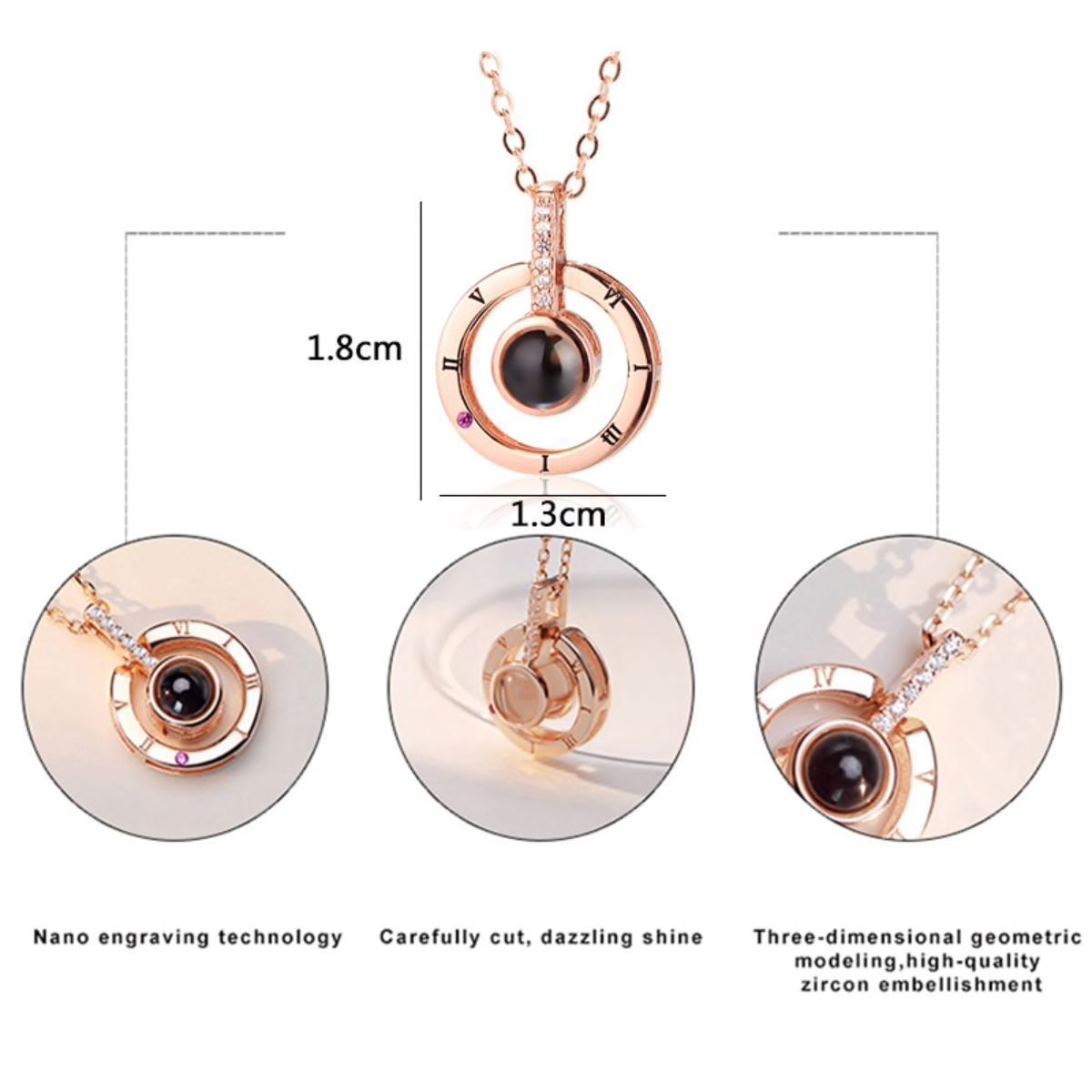 100 Language Secret I Love You Necklace
