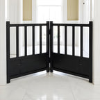 Royal Weave Freestanding 24" Tall Dog Gate Panels - Architectural Indoor Steel Pet Barrier Panels - Infinite Width