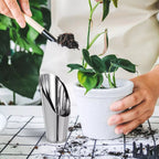 Zevolim| Stainless Steel Scoop for Potting Soil – Robust Planting Scoop for Garden and Balcony