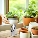 Zevolim| Stainless Steel Scoop for Potting Soil – Robust Planting Scoop for Garden and Balcony