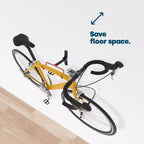 Folding Bike Wall Hook – Space-Saving Bike Hook with Protective Hooks
