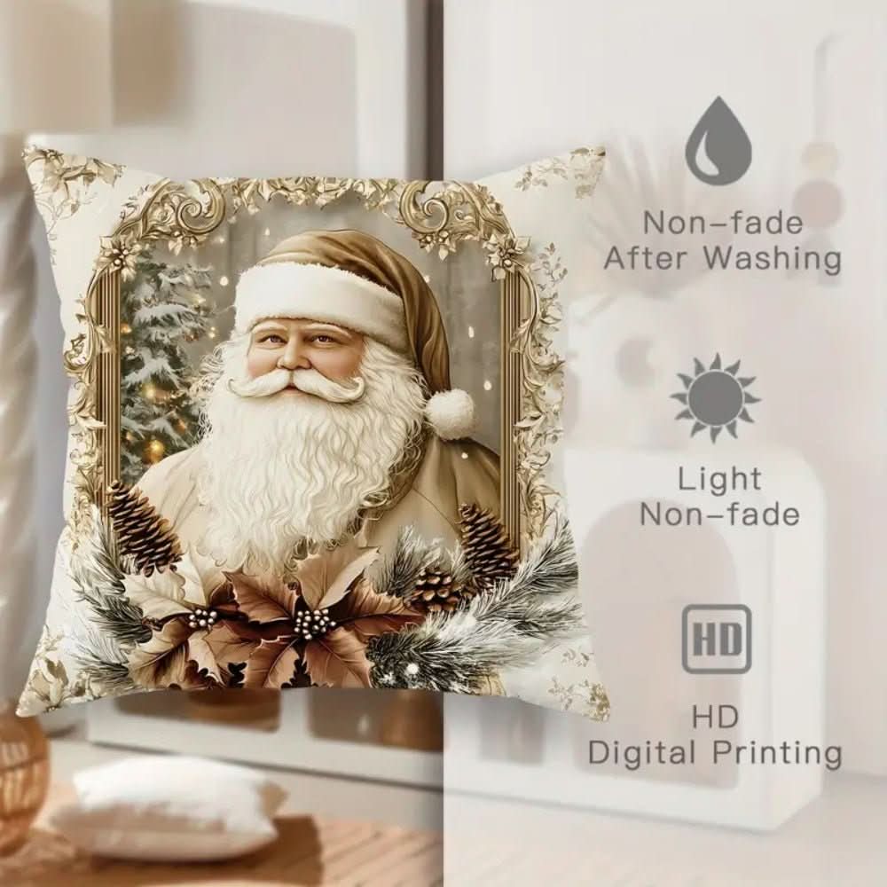 Christmas cushion covers with festive motifs
