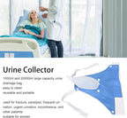 Medical grade portable reusable urine drainage bag