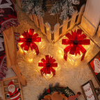 Set of 3 LED Christmas Gift Boxes for Indoor and Outdoor Use