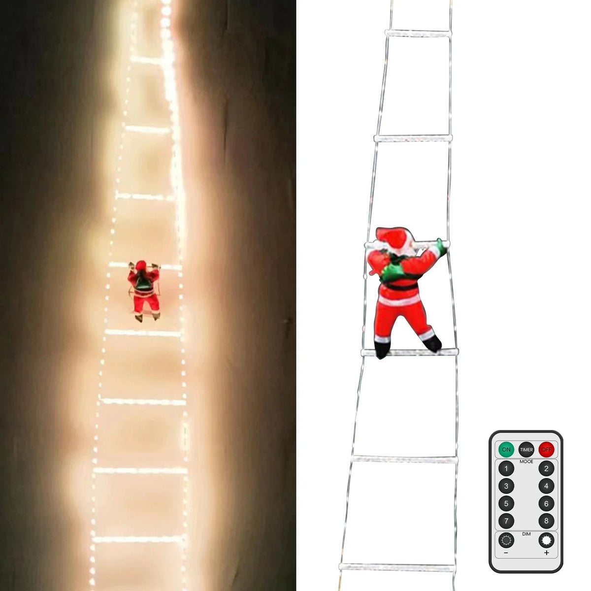 LuxeKlim | Premium Santa Ladder Decor