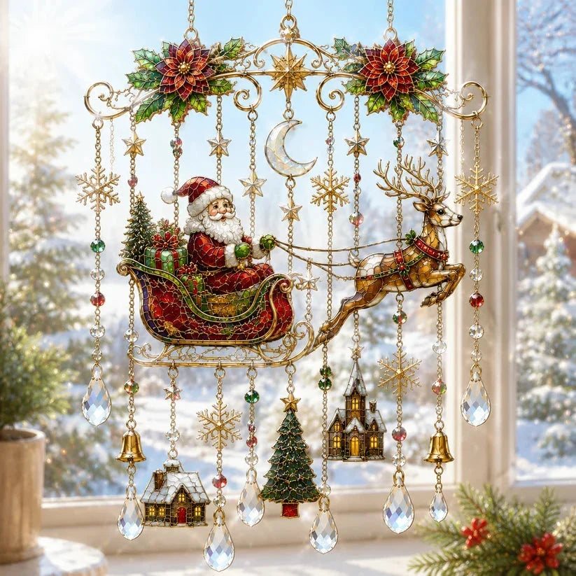Christmas Window Suncatcher - 5 Festive Hanging Designs