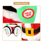 Dancing Singing Santa Decoration | Animated Christmas Figure | Plays Festive Songs | Fun Holiday Gift Idea