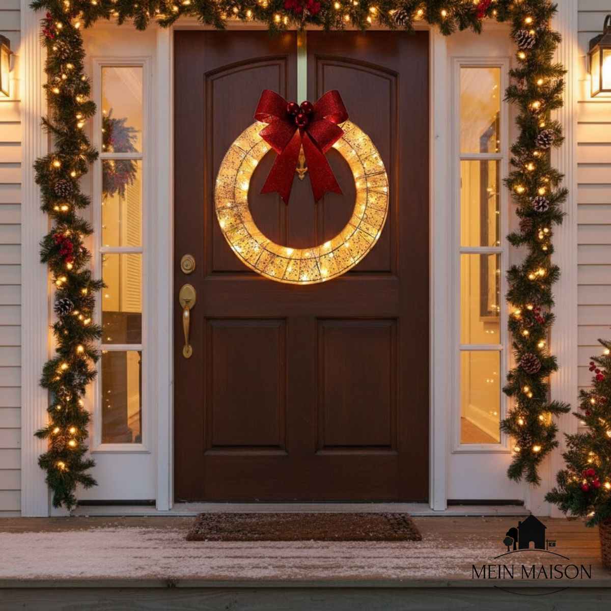 Glorina Wreath – Glowing Christmas Magic for Indoor and Outdoor
