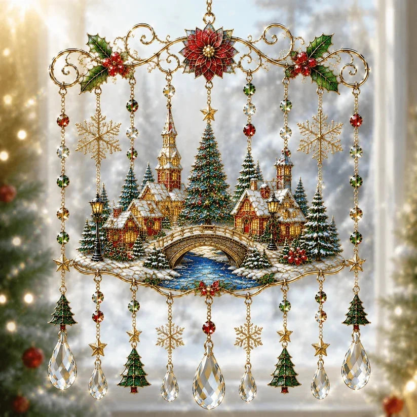 Christmas Window Suncatcher - 5 Festive Hanging Designs