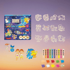 Christmas Glass Painting Set for Creative Learning