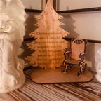 Wooden Christmas Remembrance Ornament