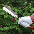 Zevolim| Stainless Steel Weeding Tool and Trowel – Garden Tools with Wooden Handles