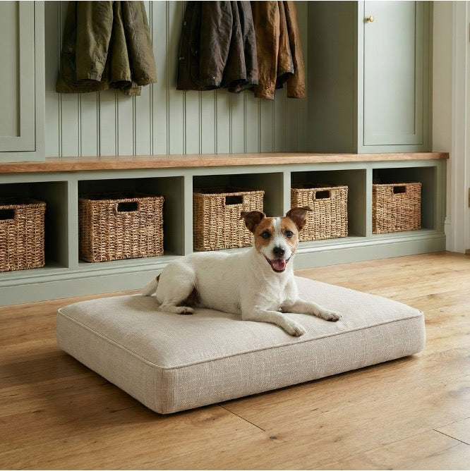 Shona Sprawler Bed - Modern, Upholstery Grade Dog Bed. Small 30" Long - M / L 36" Long