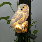 Zevolim| Solar powered Owl Garden Lamp - OwlGlow