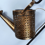 Zevolim| Solar Watering Can Lamp – Wrought Iron Garden Light with 36 Warm LEDs for Magical Outdoor Ambience