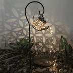 Zevolim| Solar Watering Can Lamp – Wrought Iron Garden Light with 36 Warm LEDs for Magical Outdoor Ambience
