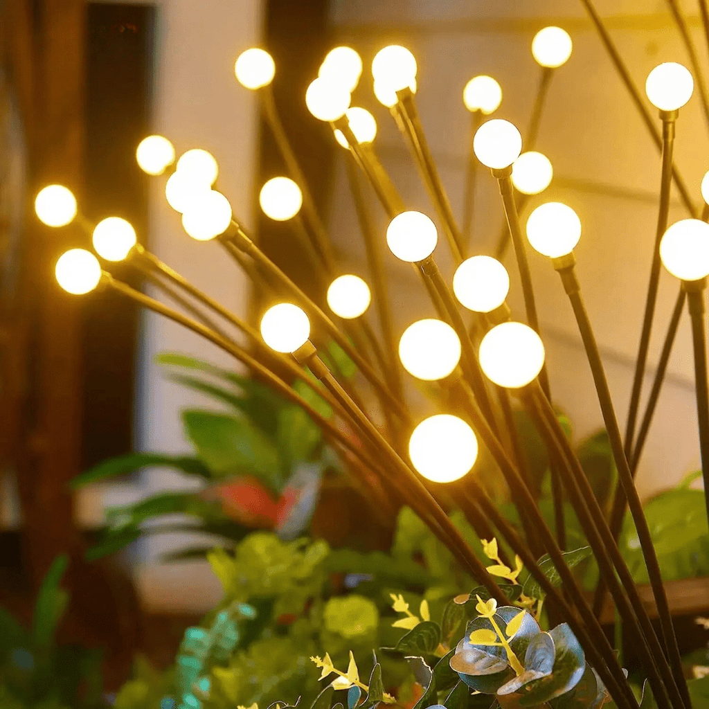 Zevolim| Solar firefly garden lights for atmospheric evenings