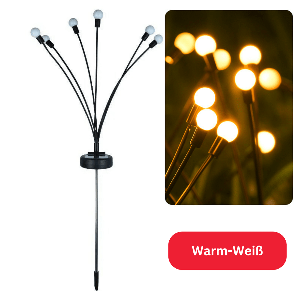 Zevolim| Solar firefly garden lights for atmospheric evenings