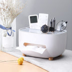 Multifunctional storage box for paper mobile phone holder