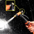 High-pressure garden hose nozzle made of metal | Bowlift