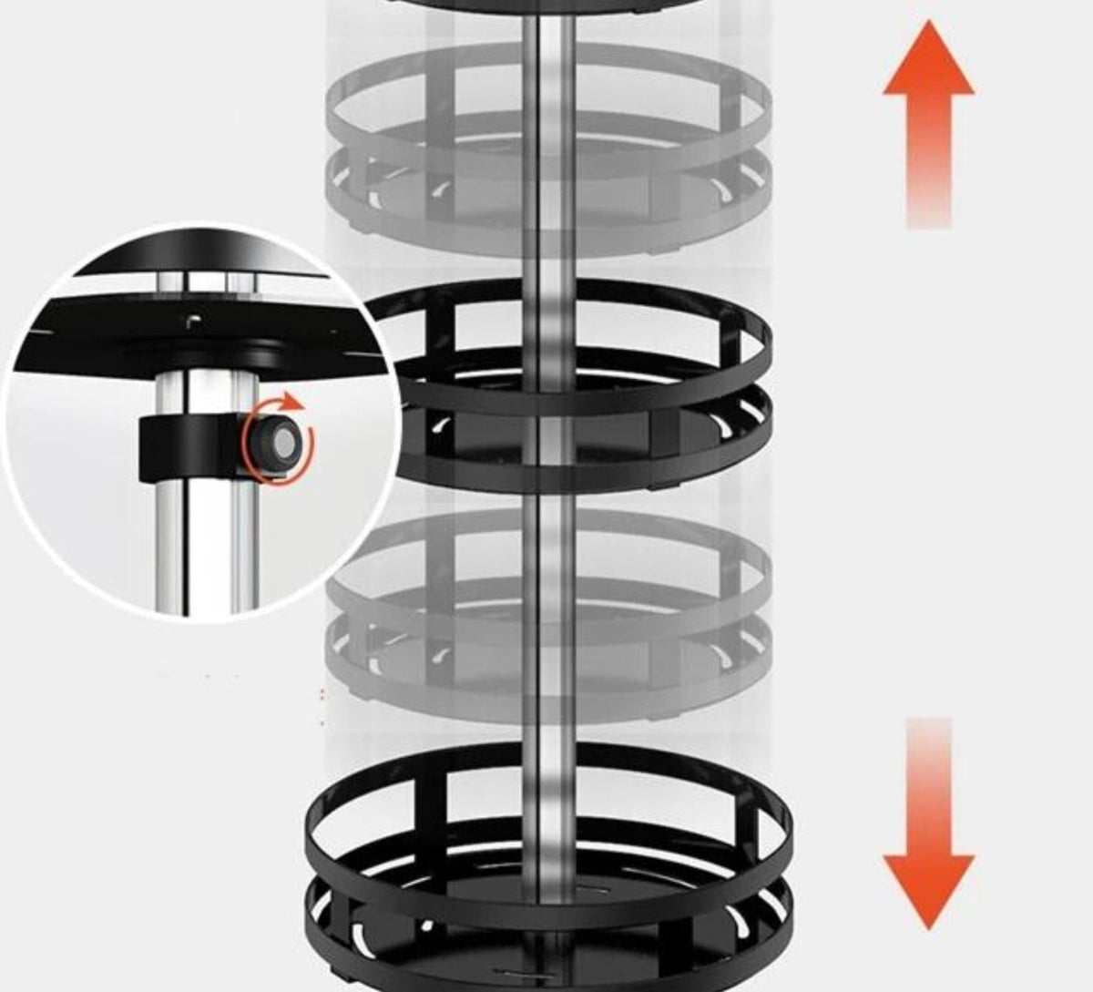 TwistRack 360° - Rotating Storage Rack