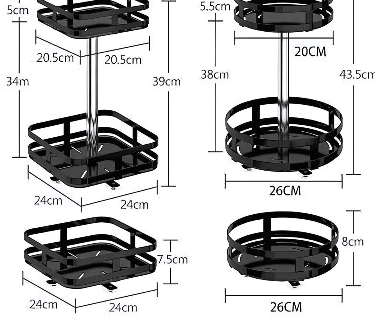 TwistRack 360° - Rotating Storage Rack