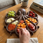 Octopus Shape Wooden Serving Board
