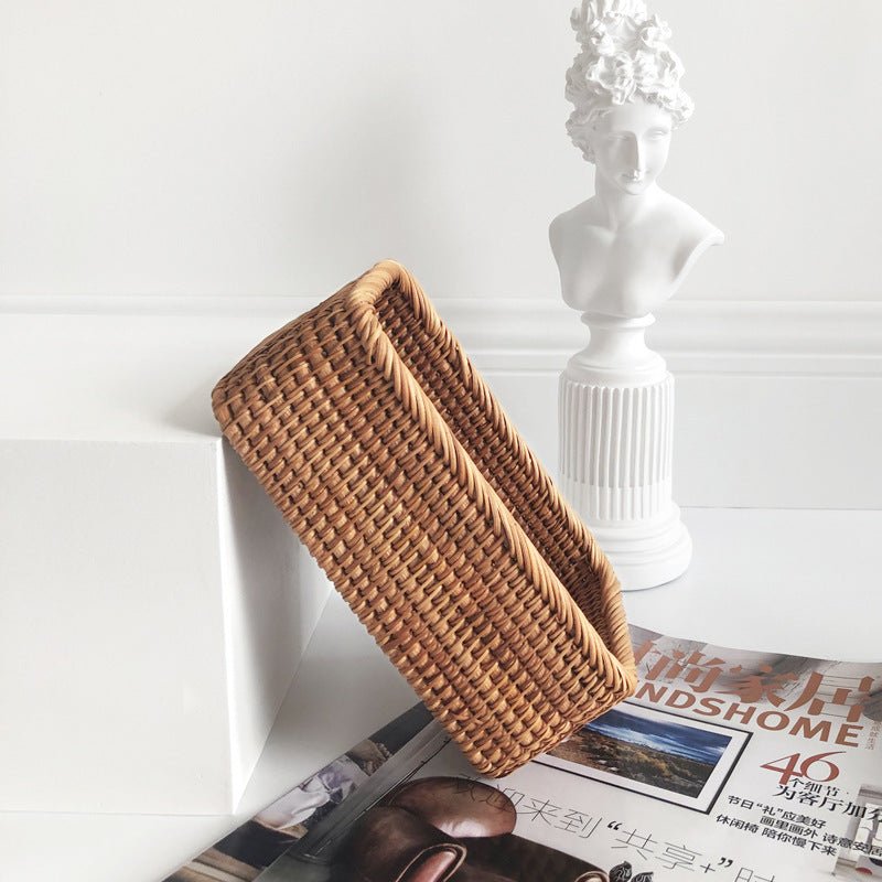 Naturéa Handmade Rattan Storage Baskets for Home Organization