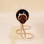 Zigzag Bottle Holder - Hanging Rope Wine Rack